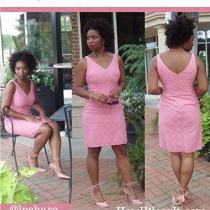 Ann Taylor Vintage Pink Dress